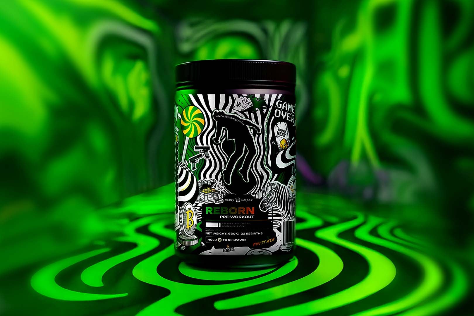 Reborn Pre Workout: Balanced Stim, Pumps, Focus & Endurance